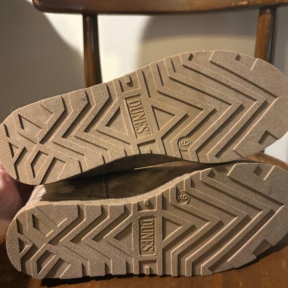 Dunes Karma Size 9M Shoes Tan Zip Up Vegan Comfort Hidden Wedge Boot New - Picture 3 of 6